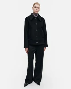 Asetelma Solid Wool Coat