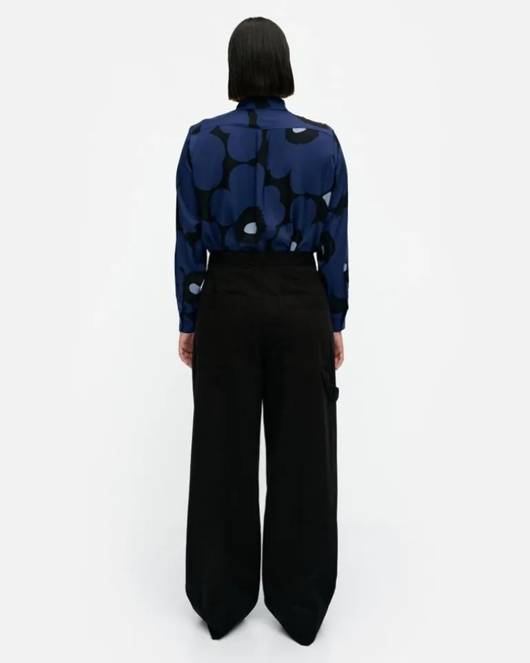 Funktio Solid Cotton Trousers