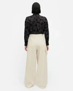 Funktio Solid Cotton Trousers