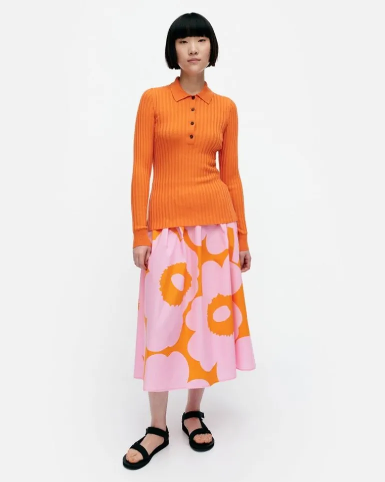 Iitu Solid Knitted Wool Pullover