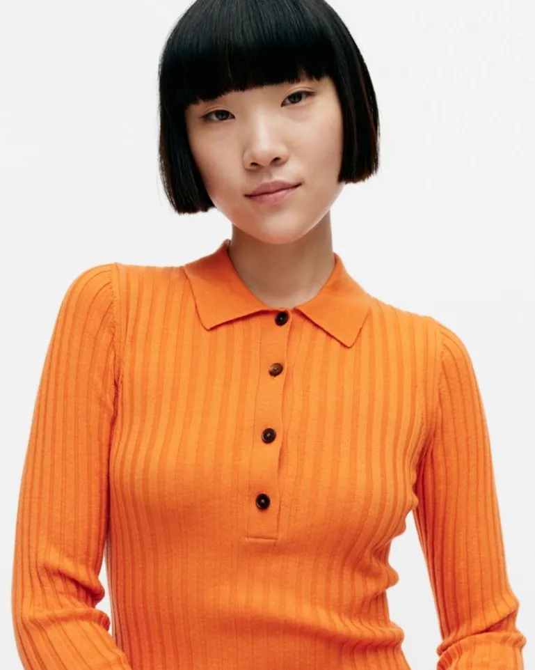 Iitu Solid Knitted Wool Pullover