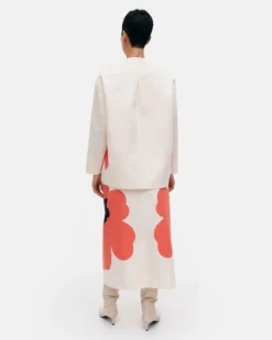 Kerran Heijastus Unikko Cotton Linen Blouse