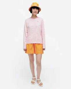 Kioski Tasaraita Relaxed Longsleeve Jersey Top