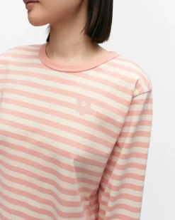 Kioski Tasaraita Relaxed Longsleeve Jersey Top