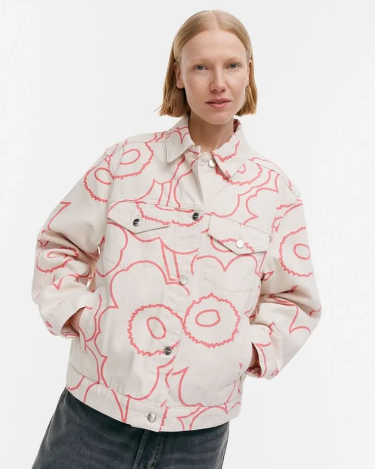 Kioski Ystavyys Pieni Piirto Unikko 2 Denim Jacket