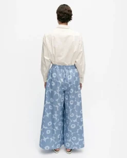 Kohti Unikko Cotton Poplin Trousers