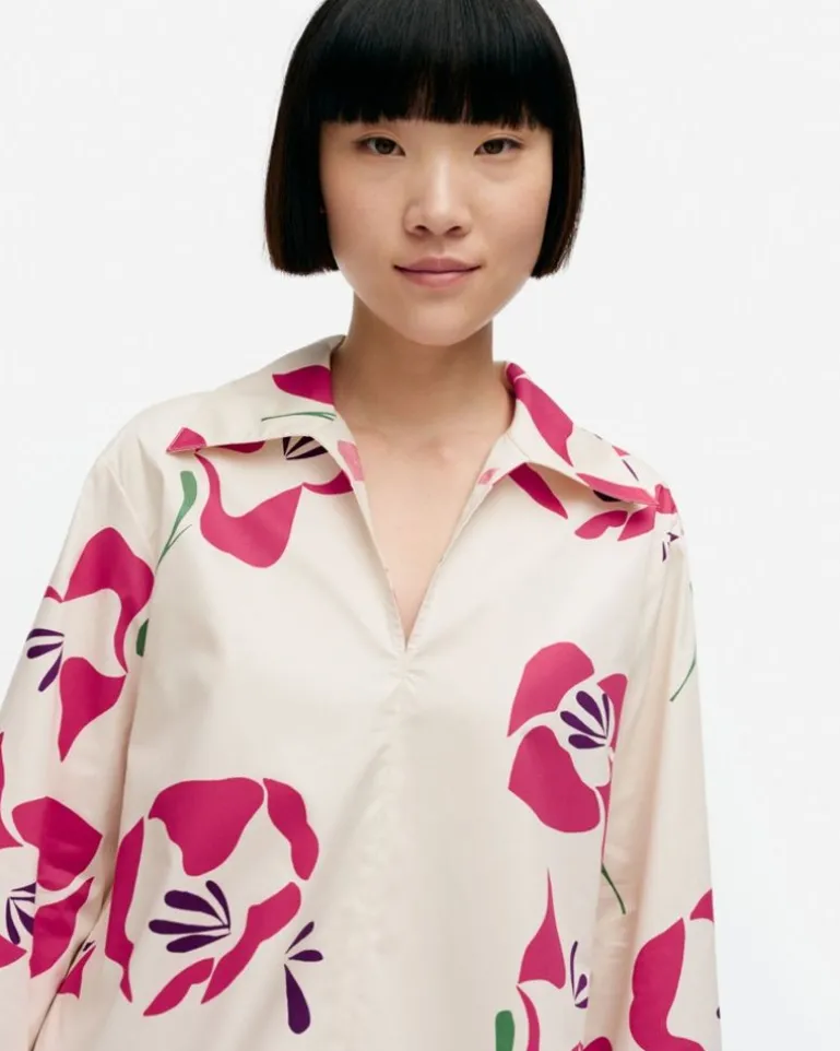 Mikea Helakka Cotton Poplin Blouse