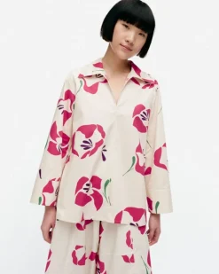 Mikea Helakka Cotton Poplin Blouse