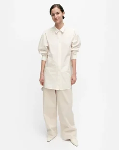 Muoto Piirto Unikko Cotton Poplin Shirt