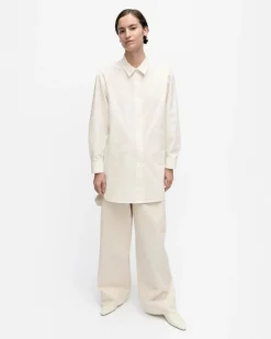 Muoto Piirto Unikko Cotton Poplin Shirt