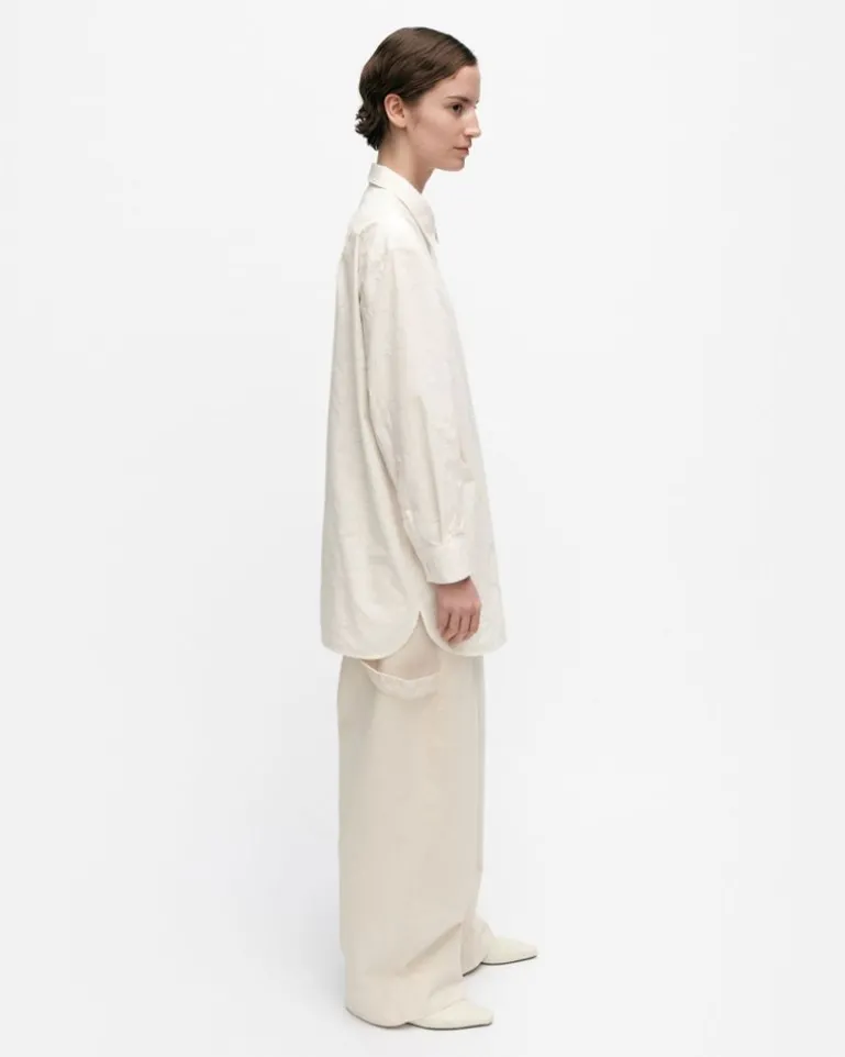 Muoto Piirto Unikko Cotton Poplin Shirt