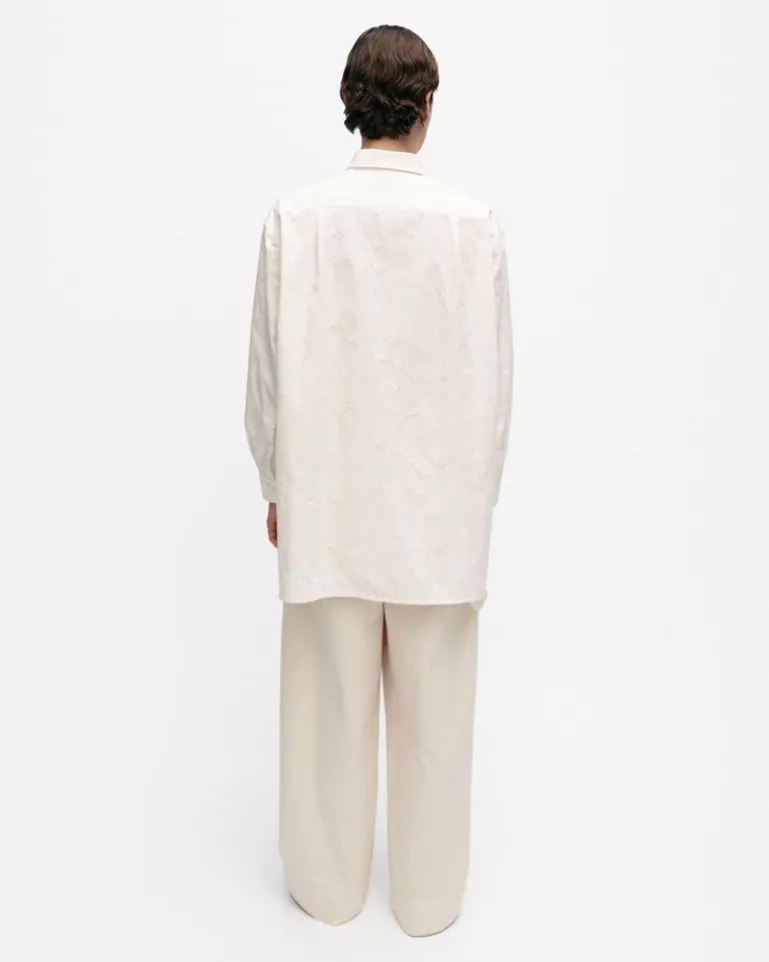 Muoto Piirto Unikko Cotton Poplin Shirt