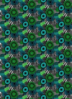 Pieni Siirtolapuutarha Cotton Fabric