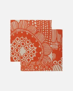 Random Assortment Linen Napkins 2 Pcs Varying Colours & Patterns