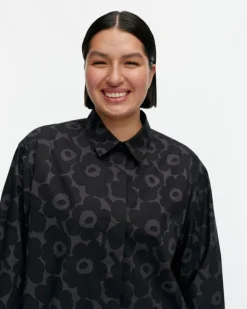 Ruoste Mini Unikko Cotton Poplin Shirt