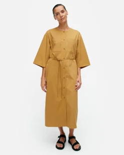 Sarkka Solid Cotton Dress