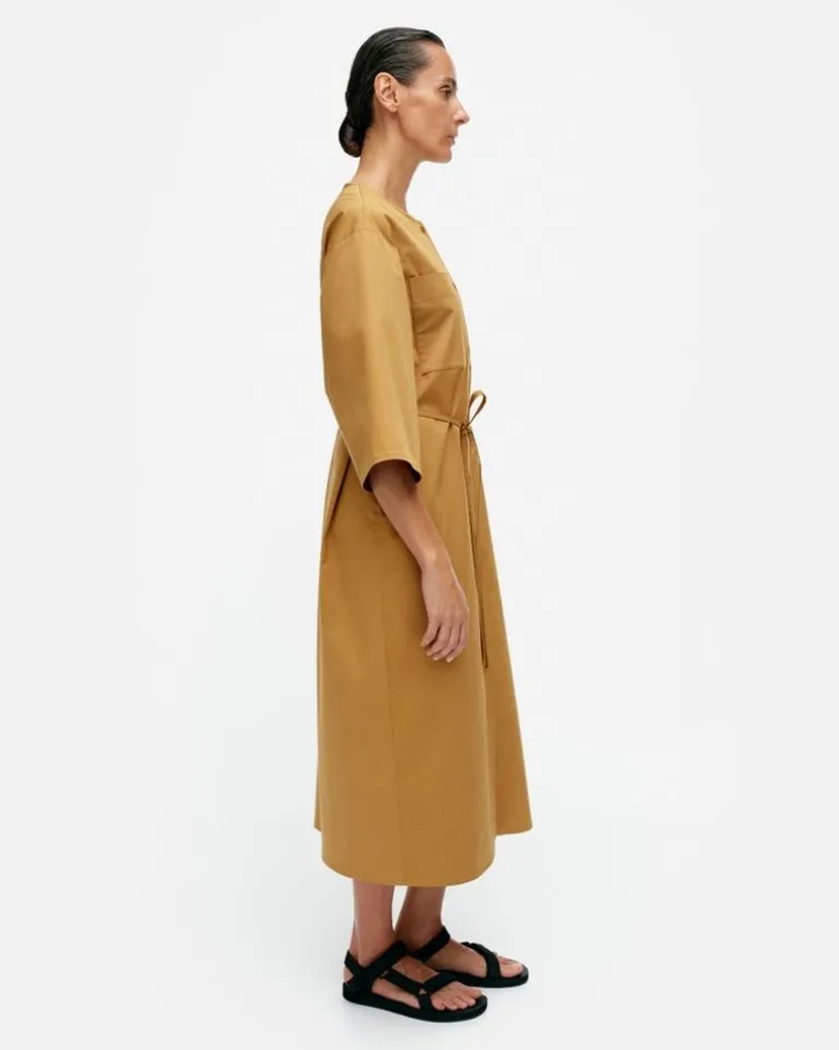 Sarkka Solid Cotton Dress